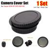 1Set Cover Protector Lid Rear Lens Cap Cap Set Camera Body Cap for Canon 700D70D 6D2 5D4 1DX DSLR