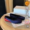 Sheepskin version~ inner heightening women's shoes satin square head blue ballet shoes flat Mary Jane shoes light mouth single shoes women