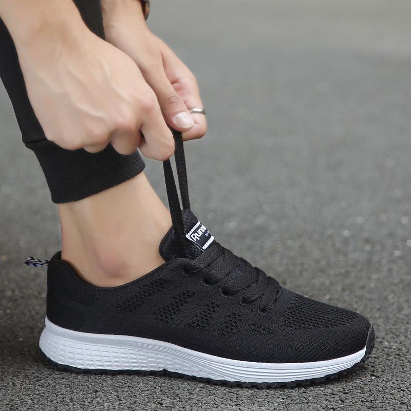 Lightweight Korean Mesh Sports Shoes - Breathable Running Shoes for Women and Men