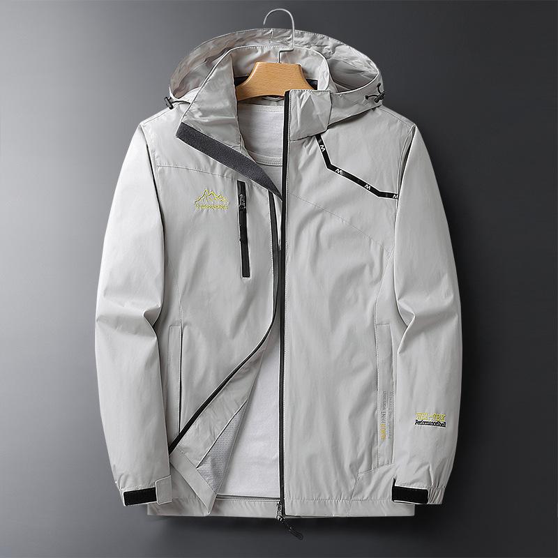 Men's Jacket Men's Summer Thin Couple Windbreaker Outdoor Casual Windbreaker Jacket Mountaineering Wear