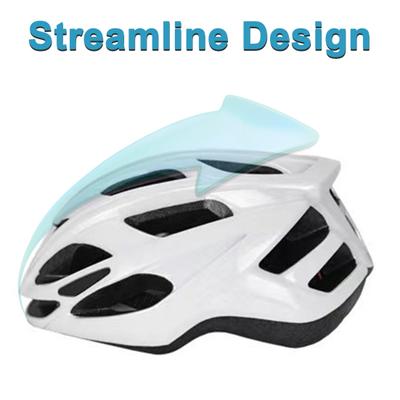 Fietshelm voor heren Dames Comfortabele verstelbare lichtgewicht fietshelm met uitneembare binnenvoering Snelsluiting voor mountainbiken