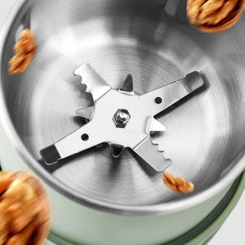 Stainless Steel Electric Grinder Efficient Labor-saving Electric Coffee Bean Grinder Handheld Grinding Machine for Home