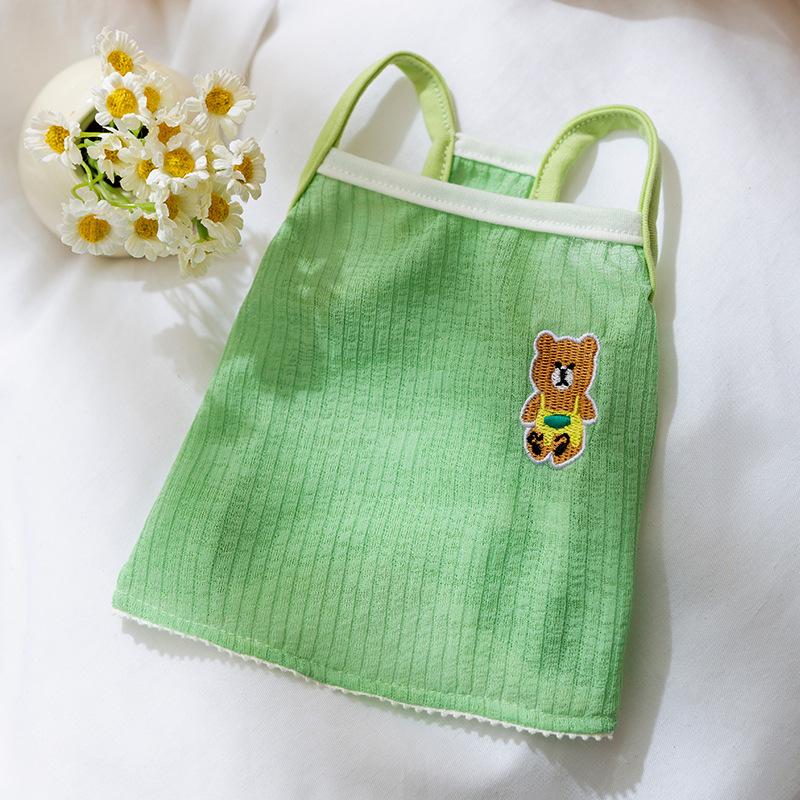Summer thin breathable color suspenders cute muppet blue cat adult cat kitten anti-hair loss two feet pet cat clothes