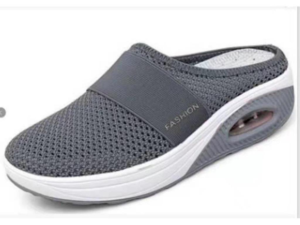 2022 Women's Mesh Wedge Slippers: Closed-Toe, Comfortable & Stylish