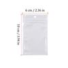 100pcs White Plastic Self Sealing Jewelry Bag Rings Necklace Bracelet Ziplocks Storage Holder Bags Anti-oxidation Jewelry Bag