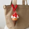 Cute Cartoon Ice Cream Keychain Food Shaped Backpack Pendant New Dessert Keychain  Party