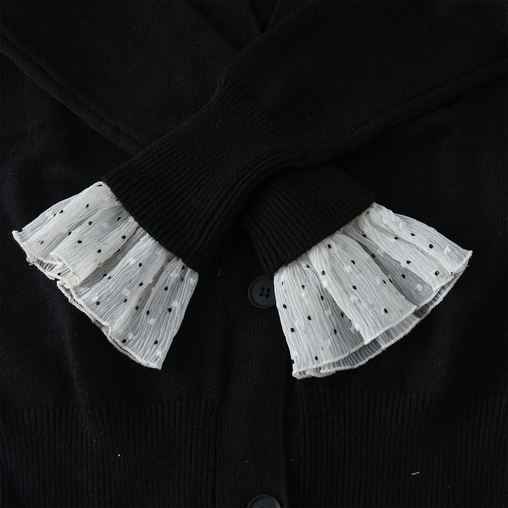 Dames Polsmanchetten Afneembare Eenvoudige Manchetten Winter Herfst Shirts Trui Sweatshirt Elegante Parel Kant Polsaccessoires