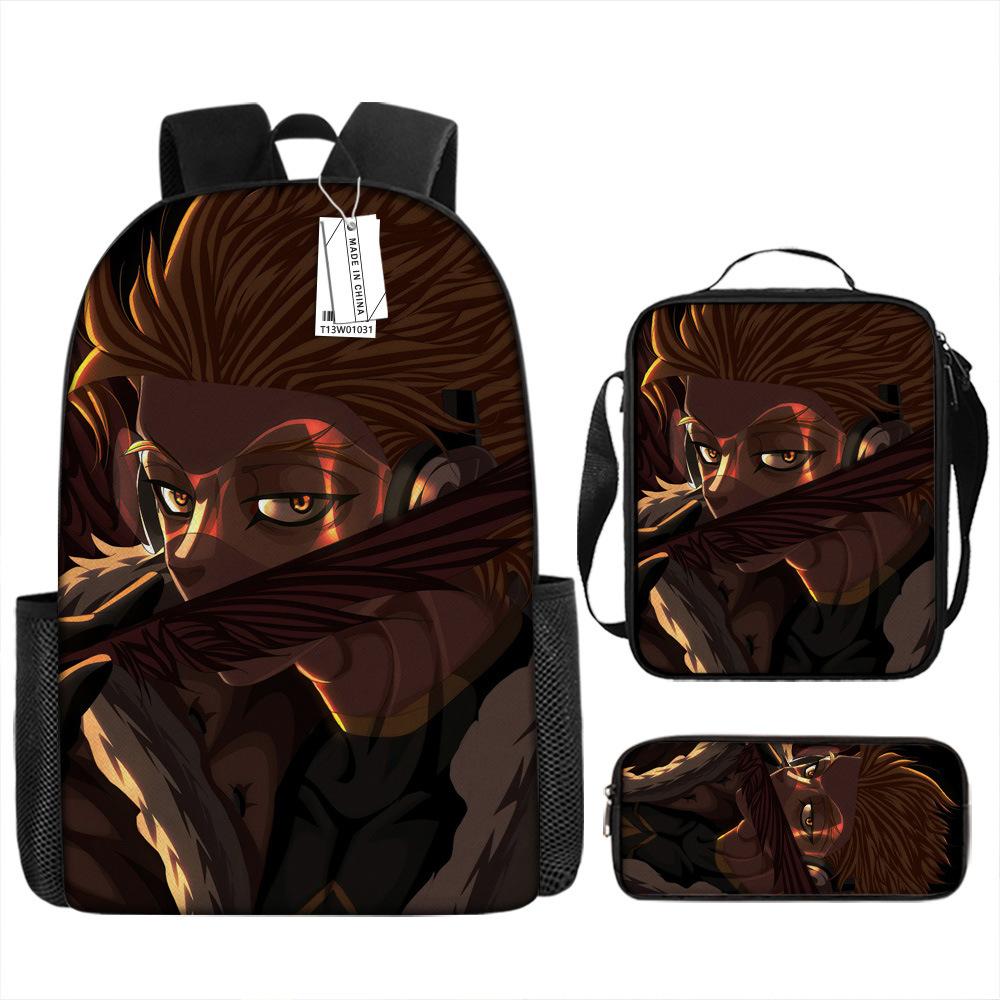 My Hero Academy Backpack Large Capacity Student School Bag Anime