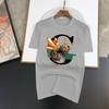 Trendy Luxury Brand Printed Short Sleeved T-shirt for Spring and Summer, Loose, Fashionable, Casual and Versatile T-shirt