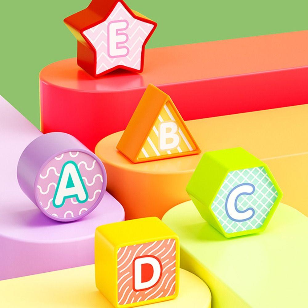Early Learning Colorful Shape Cognition Blocks Geometric Shape Recognition Toys  Newborn Gift