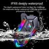 Y20 Bluetooth Helmet Headset: Waterproof, Dustproof, RGB Lights, Heavy Bass.