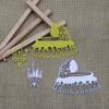 Metal Cutting Dies Lace Stroller Frame Scrapbook Stars and Moon Chandelier Die DIY Paper Embossed