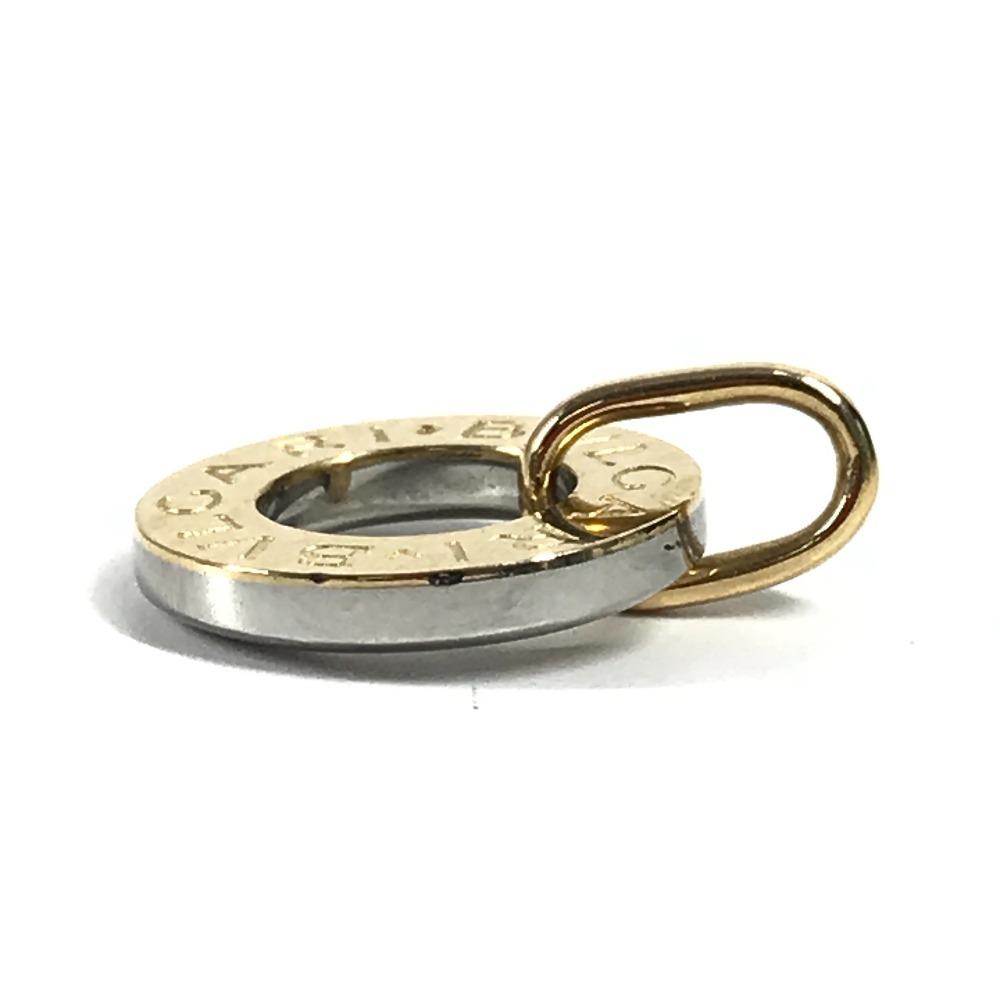 BVLGARI Necklace Jewelry Accessories Choker Logo Bicolor Gold K18YG Pendant top