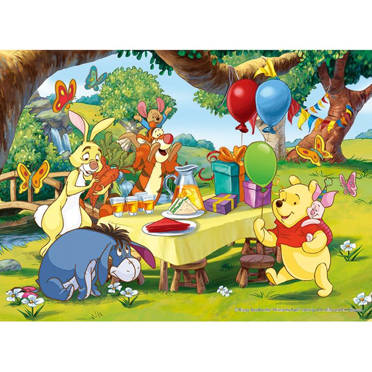 Nalle Puh - Picknicktid (Överdimensionerad) Jigsaw Puzzle Disney Animation 300 bitar, populärt koreanskt pussel