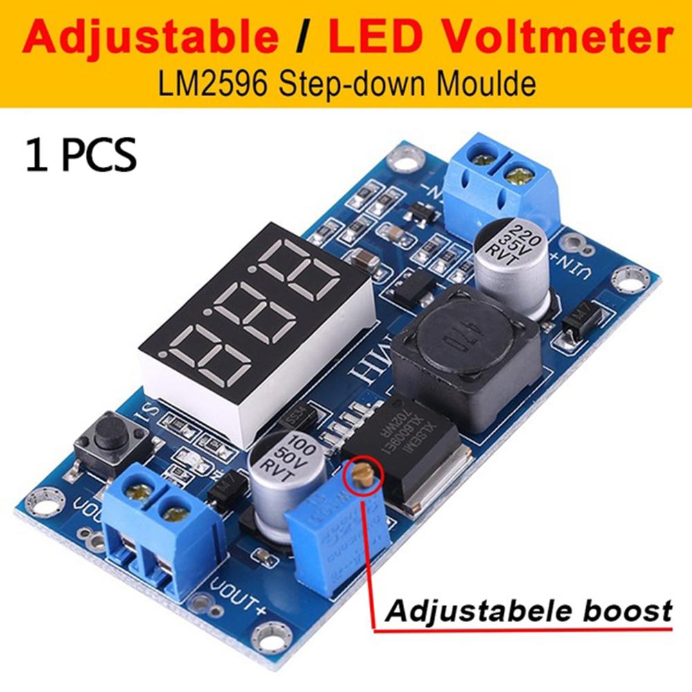 Convertisseur Abaisseur DC-DC 5A - 4-38V Vers 1.25-36V - Module Régulateur De Tension Avec LED - Lot De 3