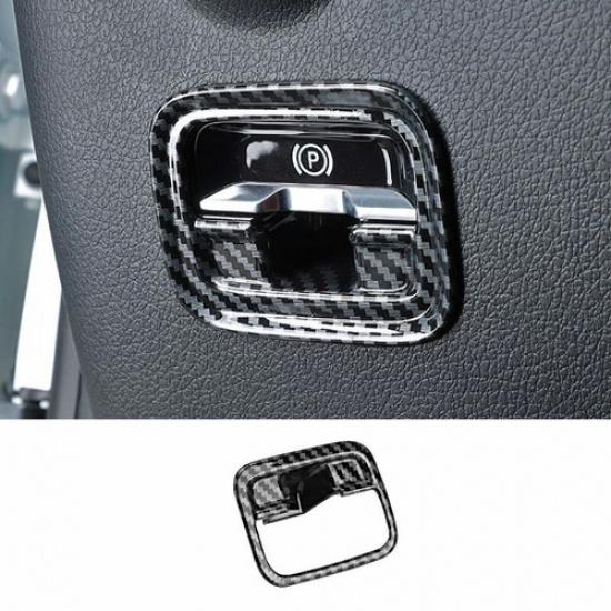 For Benz C-Class W206 2022-23 ABS Carbon Fiber Console Electronic Handbrake Trim