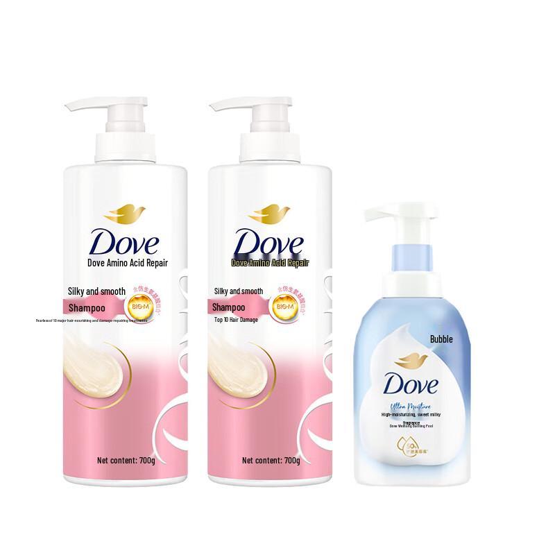 

Dove Silky Smooth Shampoo & Deeply Nourishing Shower Foam Set