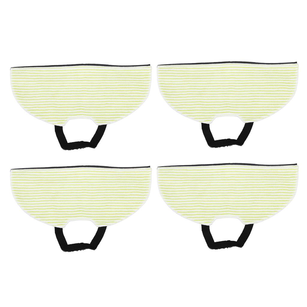 4 Stück Vakuum-Mopp-Pads Fusselresistent Hochsaugfähig Wiederverwendbares Mopptuch-Pad für Shark RV2410WD