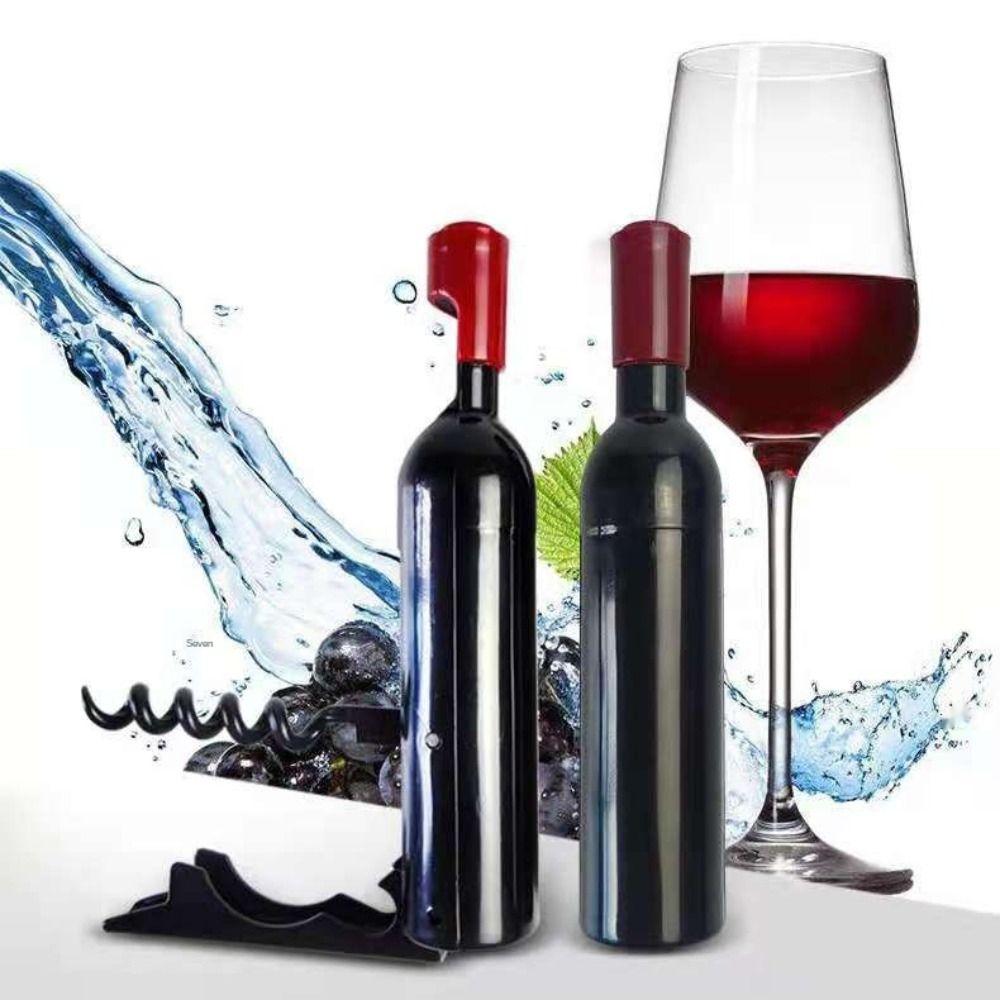 Plastic Foldable Corkscrew Magnetic Refrigerator Magnet Creative Bottle Opener  Gifts