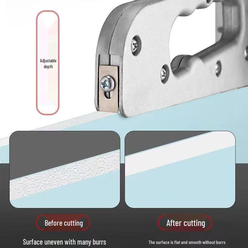 High-Precision Dust-Free Folding Roller Push Knife for Gypsum Board Cutting