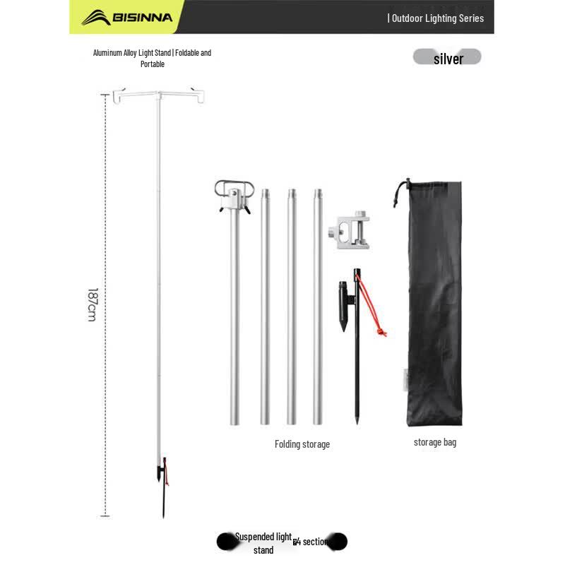 Beishanlang Outdoor Camping Lamp Pole Stand