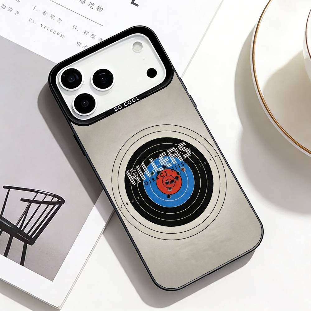T-The K-Killers Phone Case For iPhone17,16,15,14,13,12,Pro Max Black Colorful Phone case