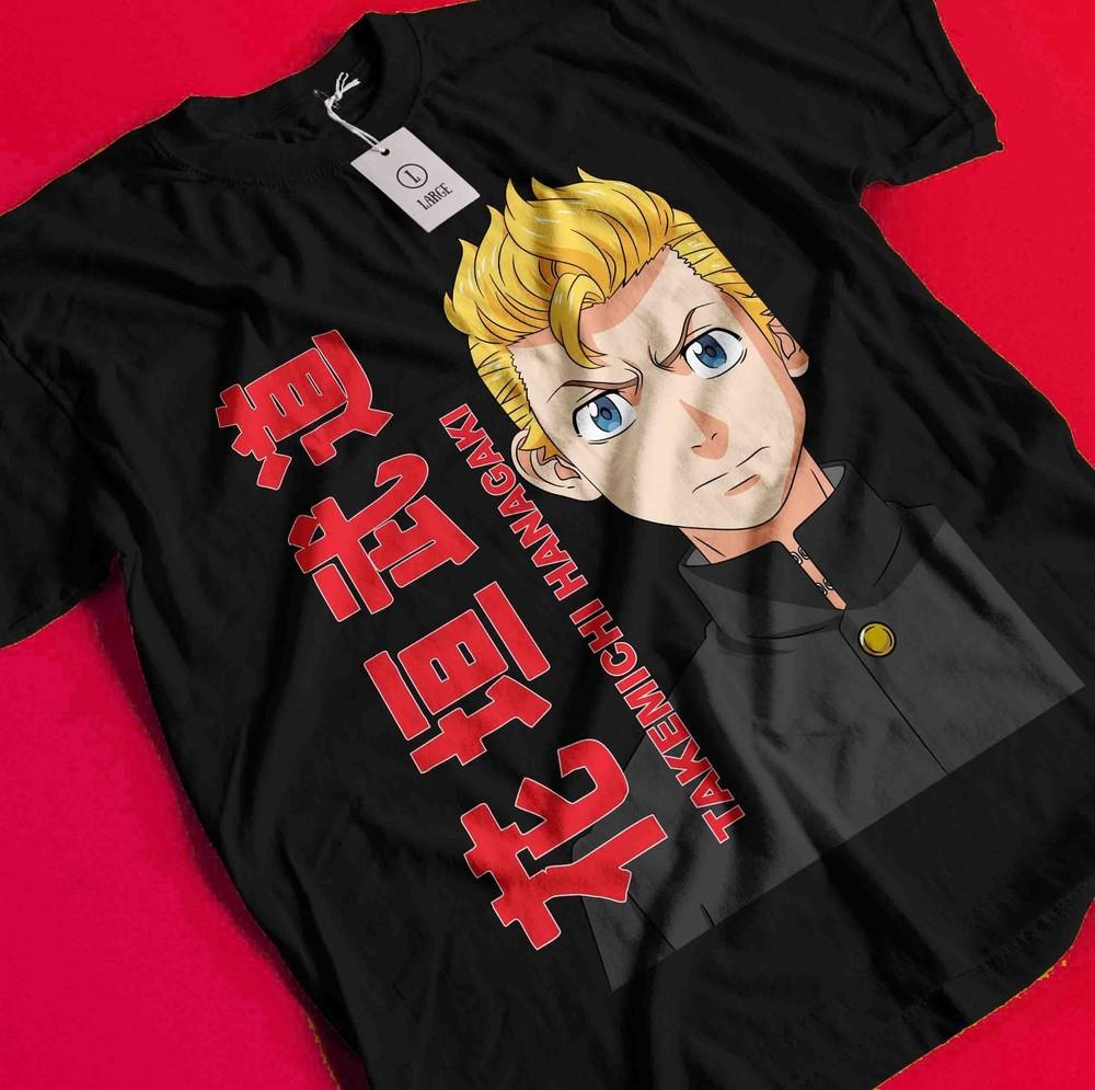 

Tokyo Revengers T-Shirt Manjiro Sano Shirt Takemichi Hanagaki Tshirt Ken Hakkai BB1737 XL