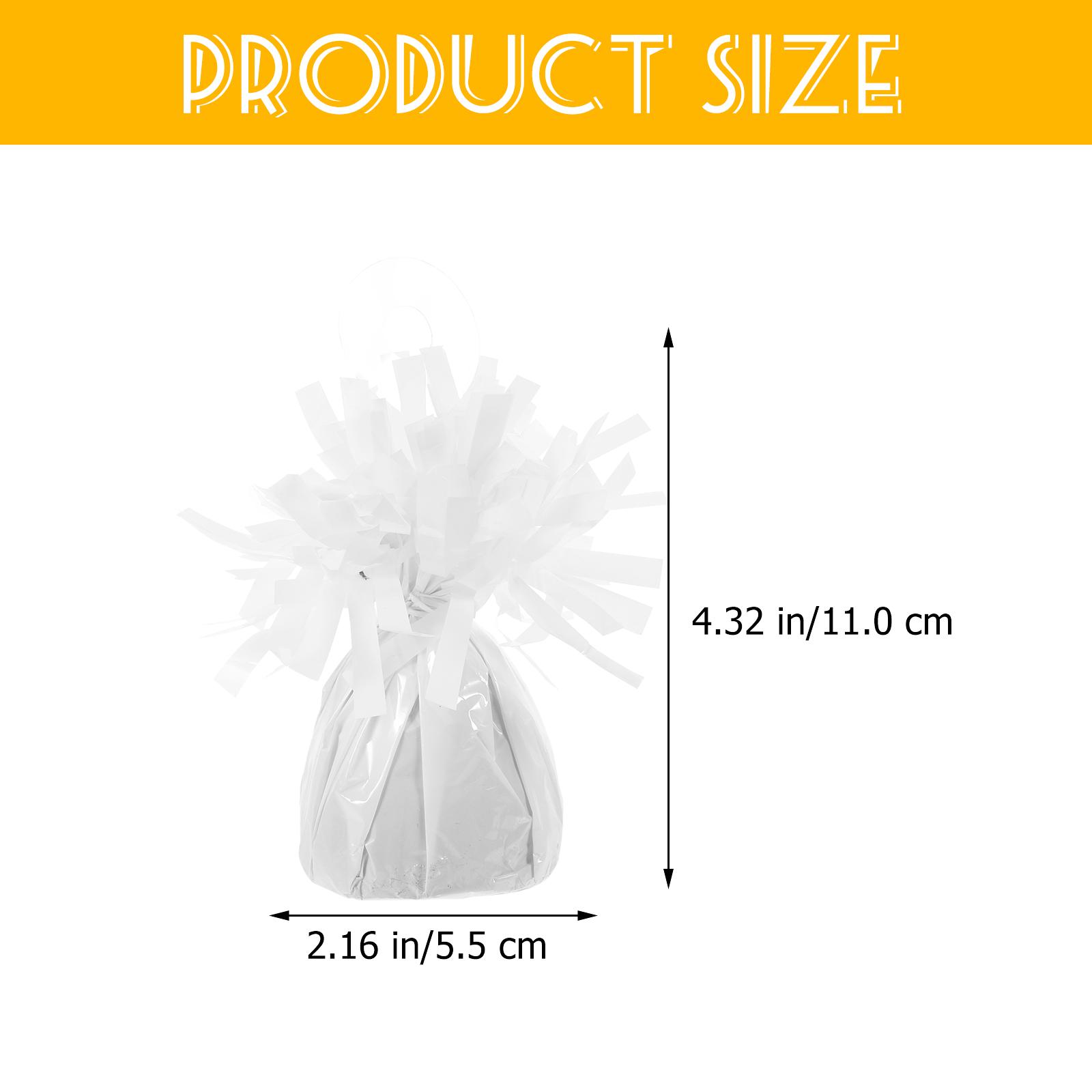 6 Pcs White Balloon Weights Helium Party Supplies Balloon Weight Blocks Decor Accessories Reusable Balloon Gravity Blocks Events other