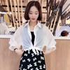 Women's Summer Chiffon Cardigan with Shawl - Light, Short, and Stylish Sun Protection Shirt