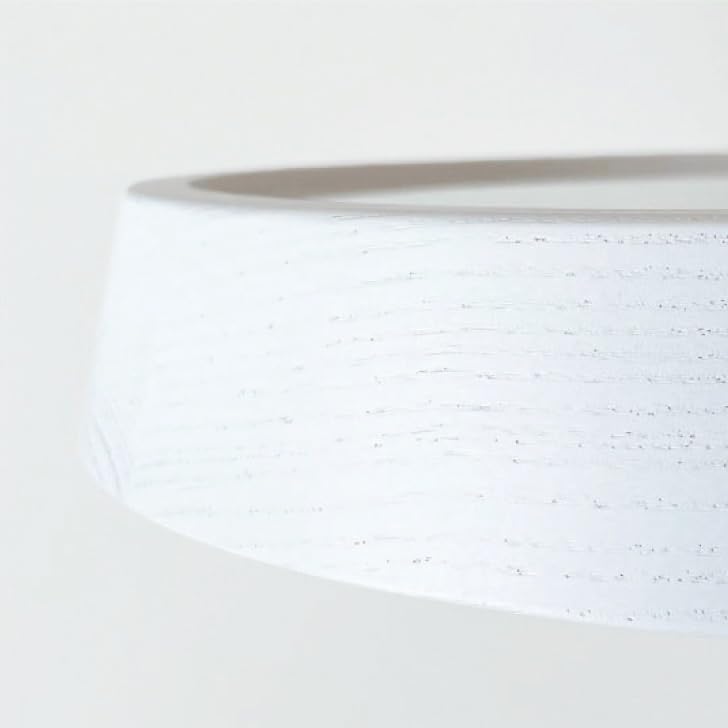 KATOMOKU Muku Clock 7 White km-60WHRC Continuous Second Hand Movement 30.6cm Diameter (Radio-Controlled Clock)