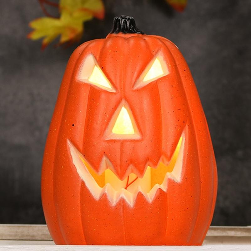 Halloween Pumpkin Outdoor Decoration Weather Resistant HDPE Materials Easy Assembly For Yard Parties Halloween Decors
