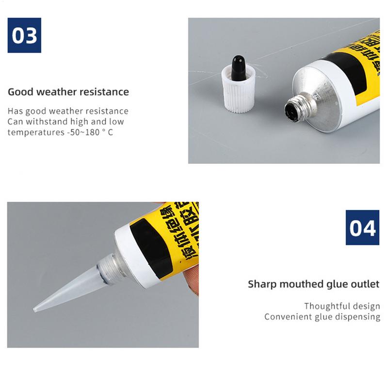 Auto Windshield Sealant Fast Curing Window Sealant Compound Automotive Glass Glue Car Windshield Sealant Car Repair Accessories