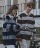 Wednesday Oasis Always Striped Collar Knit (2 Colors)