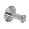 4Pcs Wall Mounted Coat Hook Stainless Steels Coat Hanger Heavy Duty Robes Hook Single Hook for Bag, Towel, Key, Hat