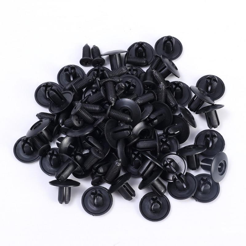 8mm Plastic Rivets Fastener Screw Car Bumper Fender Trim Panel Retainer Fasteners Clip Car Accessories