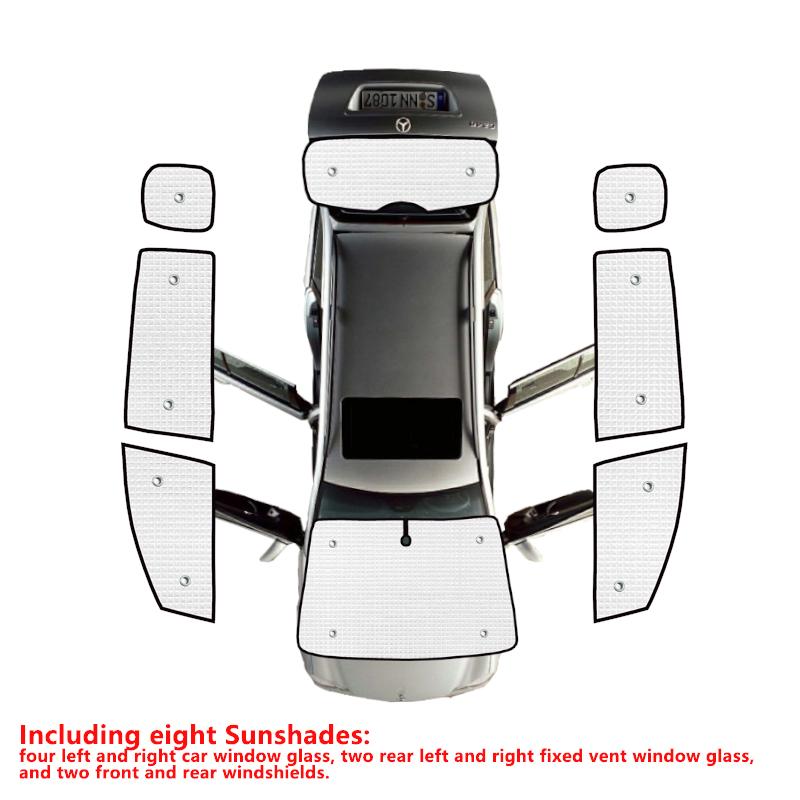 Car Full Sun Visor For Mazda 5 Mazda5 CR Premacy Ford i-Max 2005 2006 2007 2008 2009 Auto Accessories Parasol Stickers Sunshade