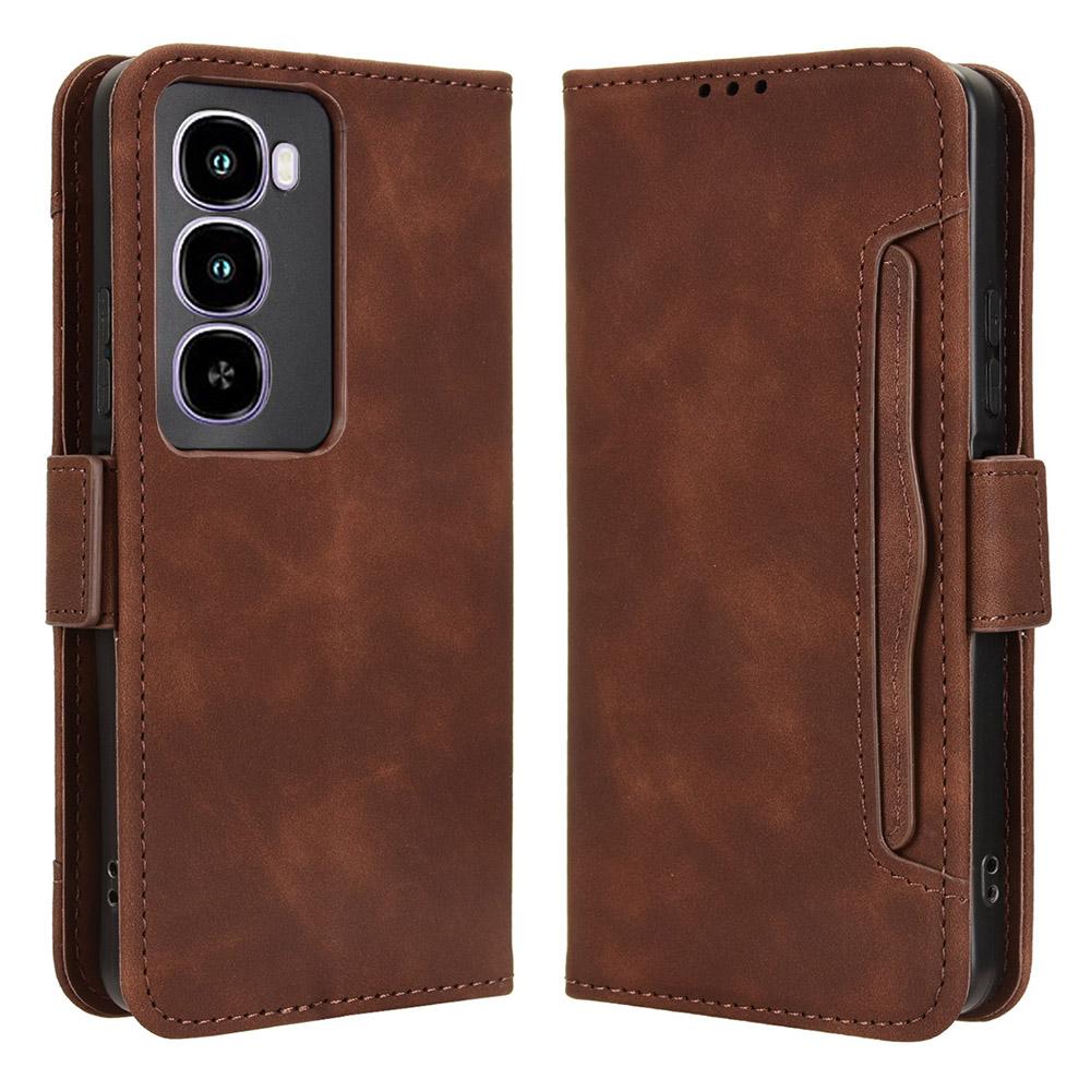 For itel City 100 4G Leather Case Phone Wallet Cover with Multiple Card Slots