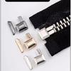 12pcs/set Metal Zipper Head Sliders Retainer Insertion Pin Zipper Top Stopper Ends for Coat Jacket Clothes Repair Kit Bag Decora