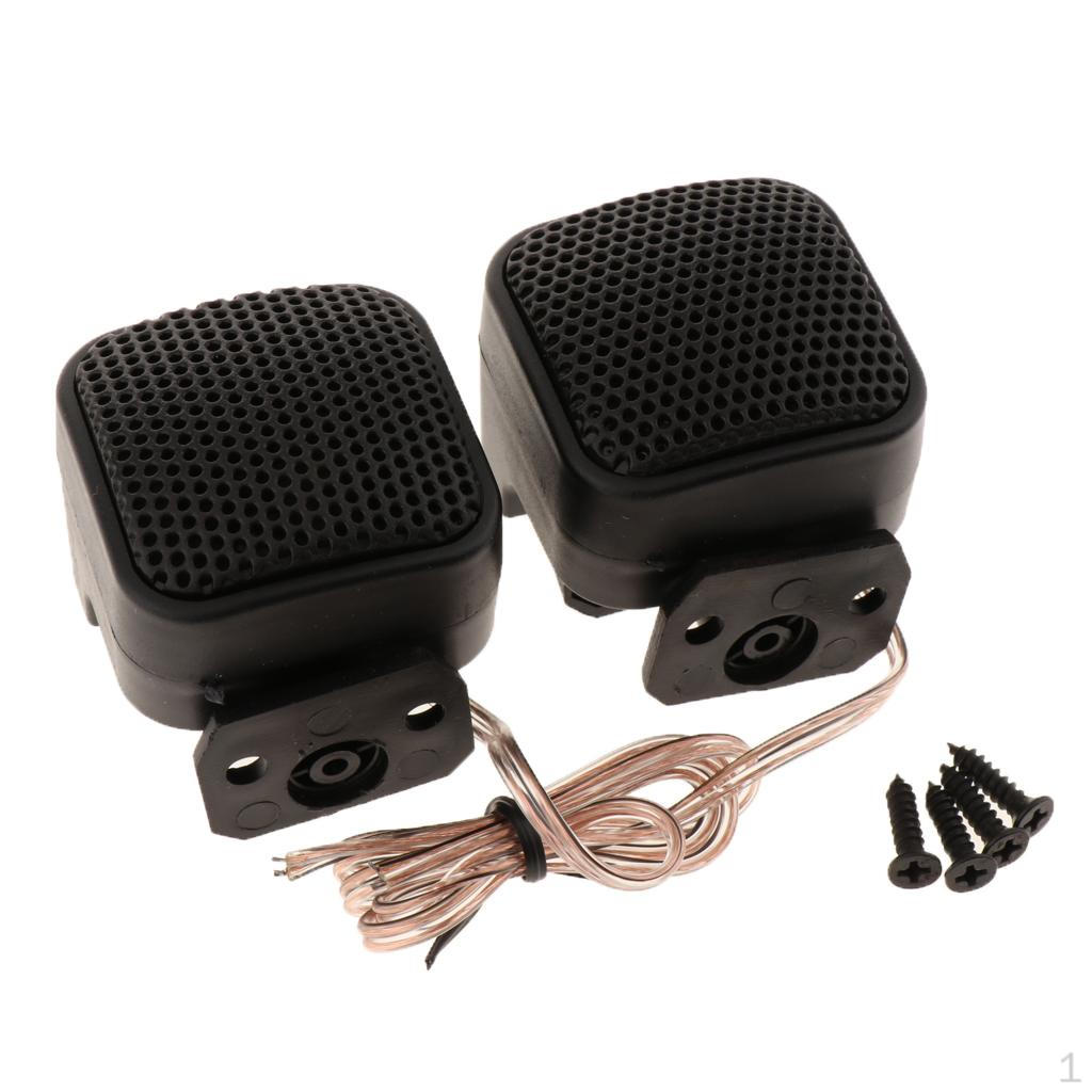 

Pair of 500w Auto Silk Square Tweeter Speakers for Car Audio System