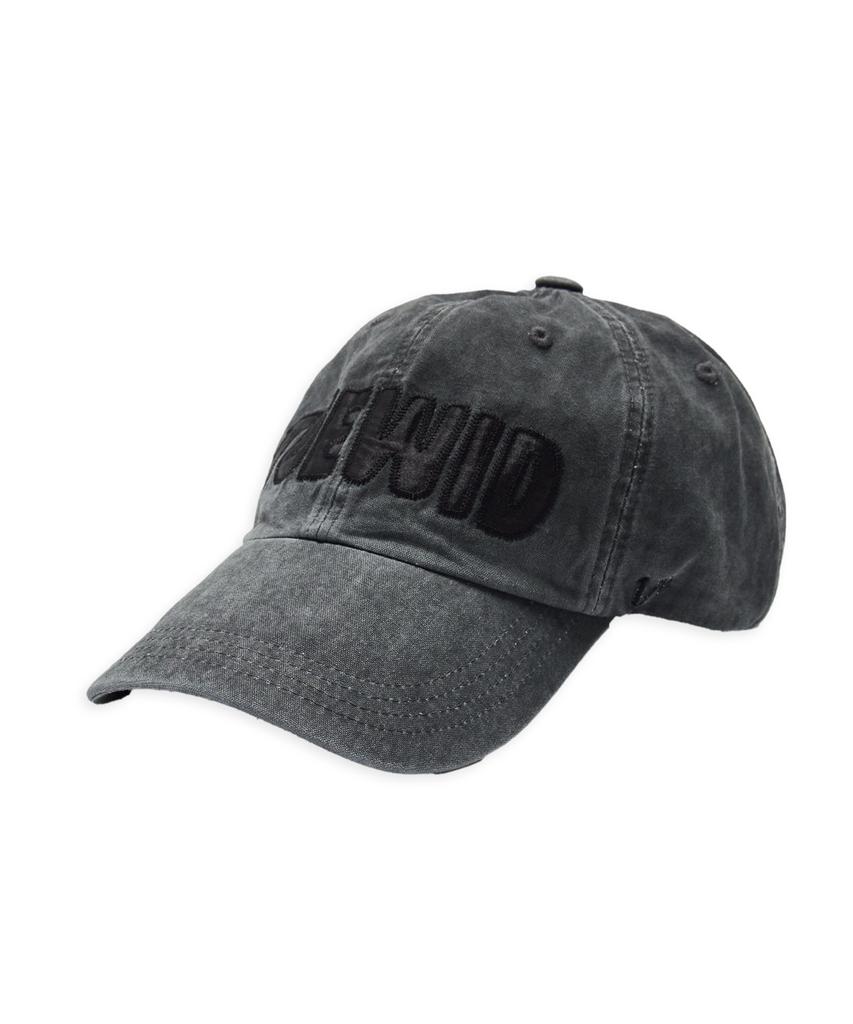 TUEWID Logo Patch Work Wrinkled Ball Cap In Black