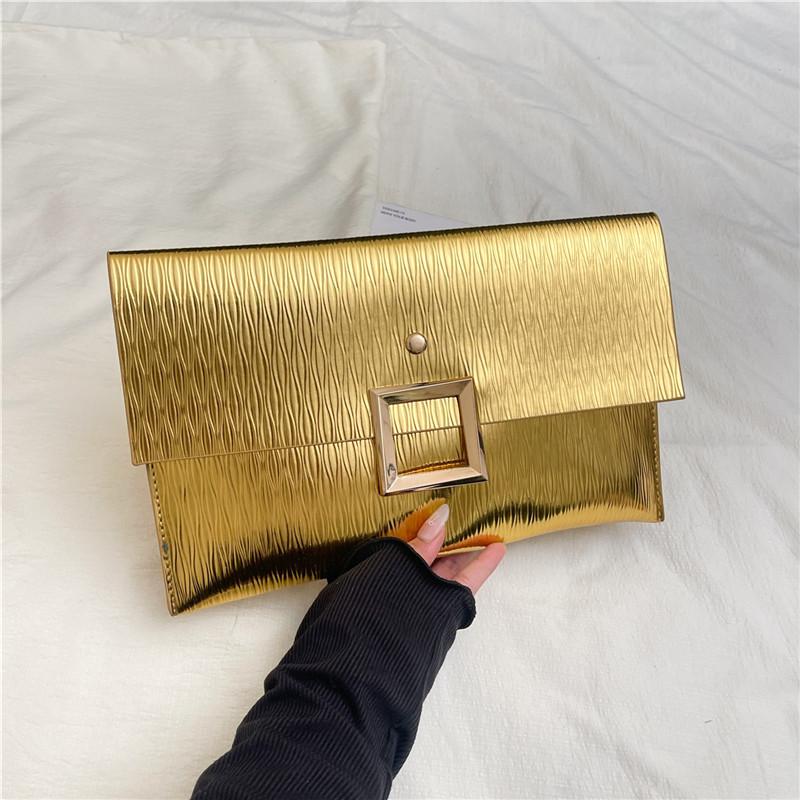 Lady's Large-capacity Stylish Dinner Cash Bag with A Slip Pocket Inside