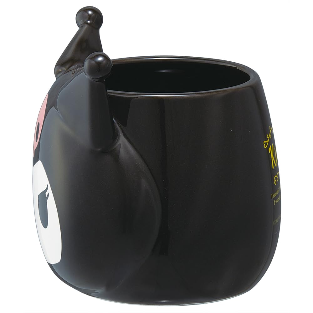 Skater Ceramic Mug 390ml Kuromi Sanrio Die-cut CHMGD4-A