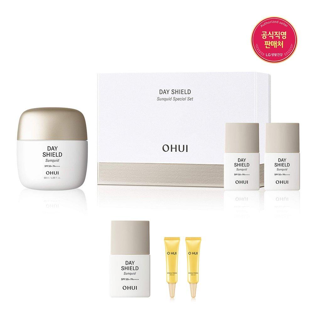 

[O HUI] Dayshield Sunquid Special Set (Dayshield Sunquid 50ml, Sunquid 13ml x 3ea, Miracle Toning Daily Sun 4ml x 2ea)