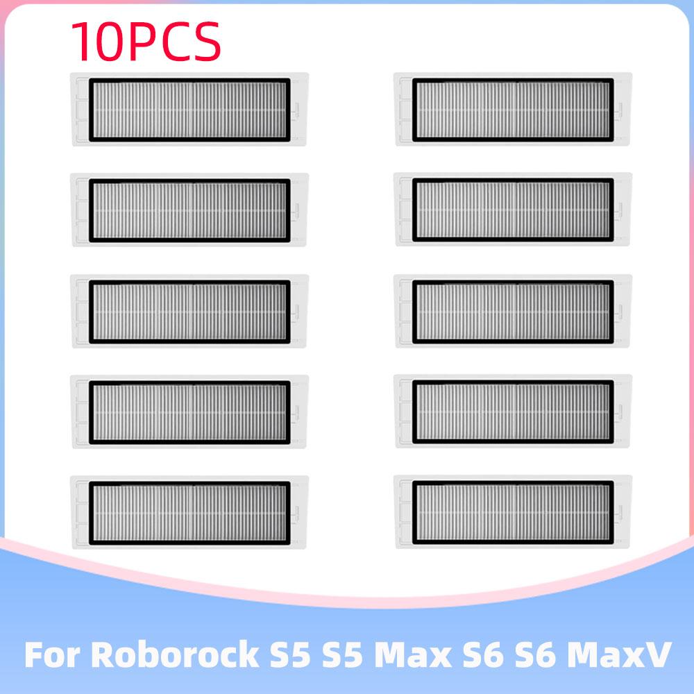 Passend für Roborock S5 Max / S50 / S51 / S55 / S6 MaxV Pure / Xiaomi 1S SDJQR03RR Haupt- Seitenbürste Hepa-Filter Mopptücher Ersatzteil