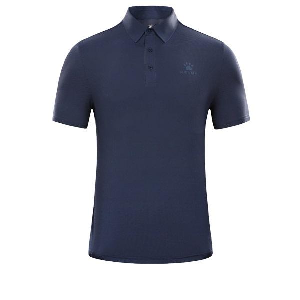 KELME 8351Pl1050 Men'S Short Sleeve Polo Shirt Dark Blue