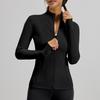 Womens Breathable Stretch Fitness Jacket With Pockets Running Cycling Yoga Fall