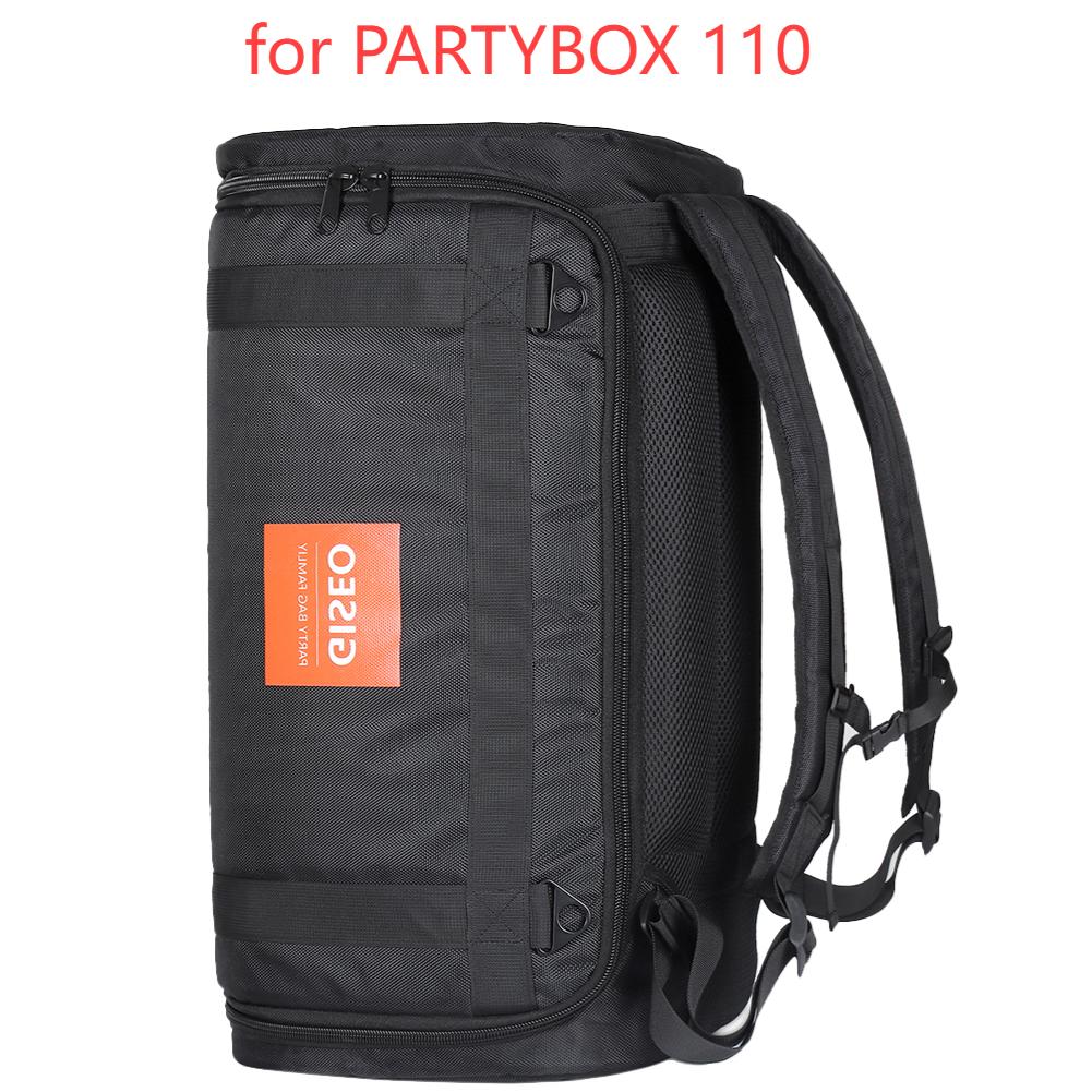 Speaker Bag Travel Case Shockproof Portable Carry Tote Bag Backpack Adjustable Strap for Jbl PartyBox Stage 320/Club 120/110