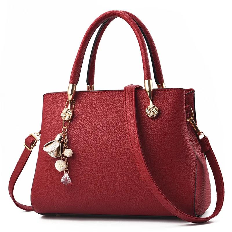 Fashi Handbag New Luxury Handbags Women Bags Designer Lychee Pattern Female Bag All-match Single Shoulder Messenger Bag