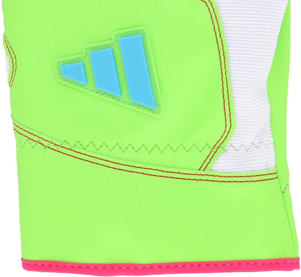 Adidas Baseball Baserunning Size Sliding Lime X Sky Blue LBG704A Gloves, 41, Glove, (4222), Large,