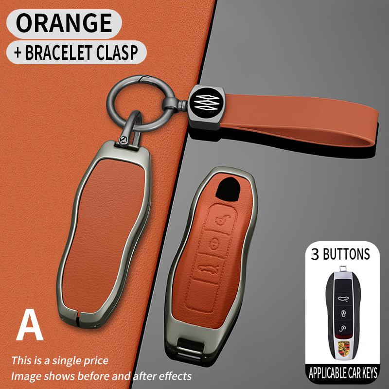 Compatible Key Shells for Porsche: New Cayenne, Macan, 911, Panamera, 718, Taycan Keychains